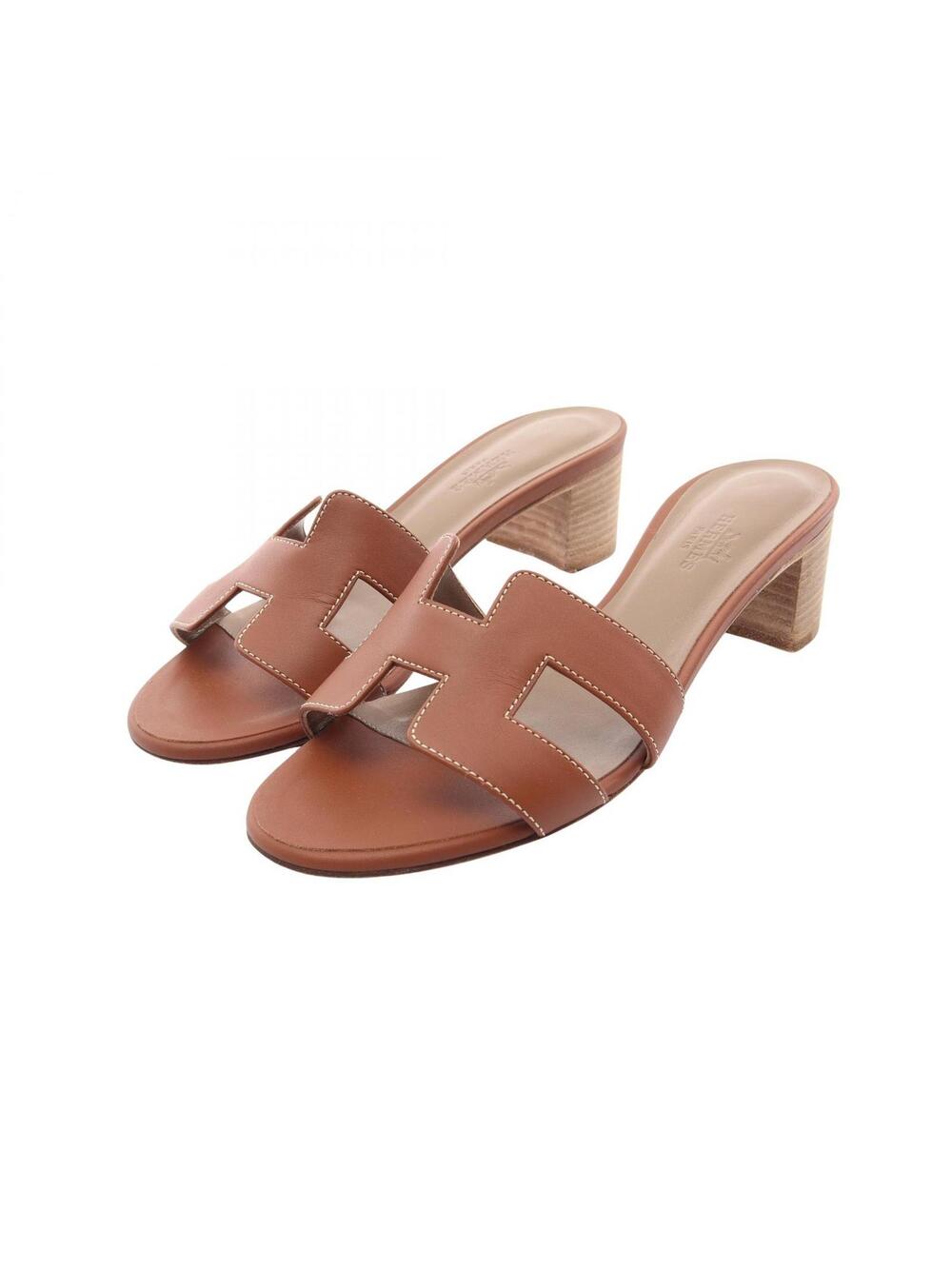 Hermes Oasis Mule Heeled Sandal Shoes #339425H58B